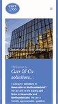 Mobile Screenshot of carrandcosolicitors.com